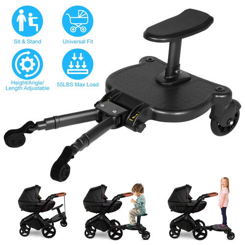 Stroller board w - 2-in-1, w/